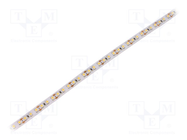 LED tape; white warm; LED/m: 120; SMD; 3528; 12V; 10mm; white PCB