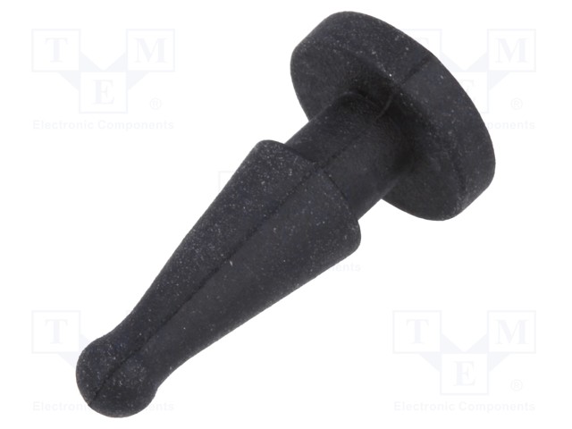 Fastener for fans and protections; Ømount.hole: 5mm; black