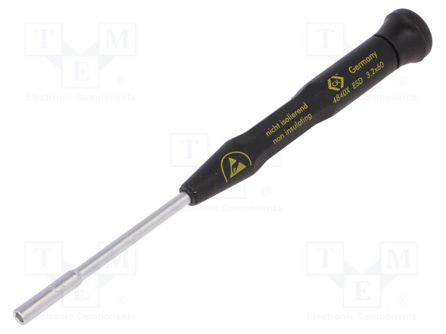 Screwdriver; hex socket; precision,ESD; Series: Xonic ESD