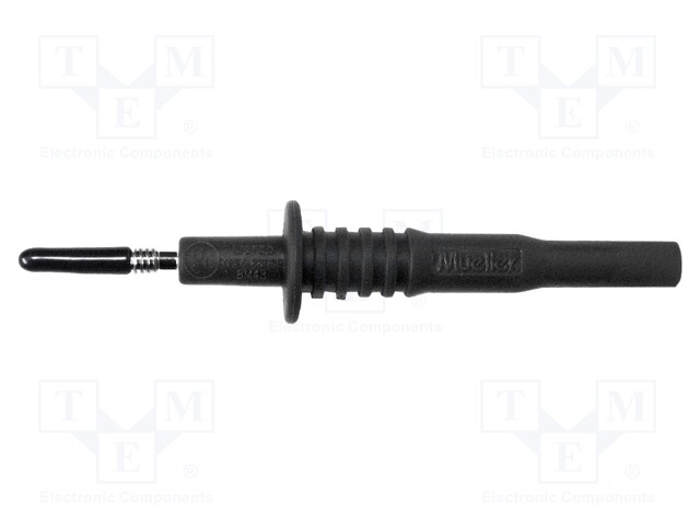 Test probe; 10A; 1kV; black; Tip diameter: 2mm; Overall len: 83mm