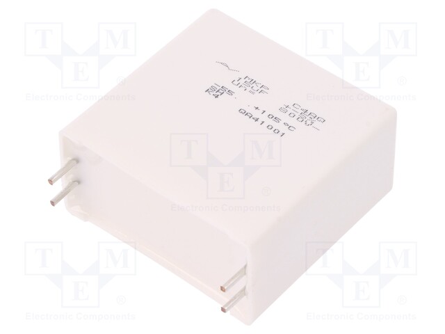 Capacitor: polypropylene; DC-Link; 15uF; ESR: 6.2mΩ; C4AQ; THT; ±5%