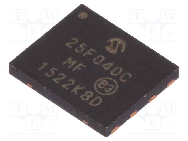 FLASH memory; 4Mbit; SDI,SPI; 40MHz; 2.3÷3.6V; TDFN8; serial