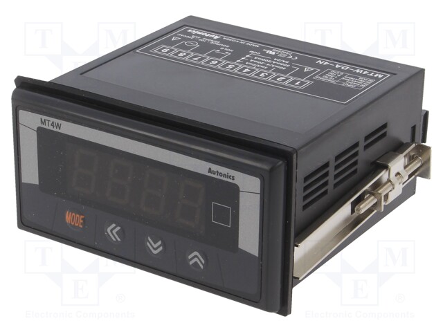 Module: meter; DC current; 100÷240VAC; on panel; Display: LED