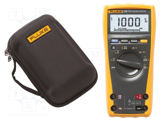 Digital multimeter; LCD 3,75 digit (6000); True RMS AC