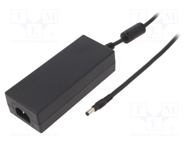 Power supply: switched-mode; 19VDC; 5.26A; Out: 5,5/2,1; 100W; 89%