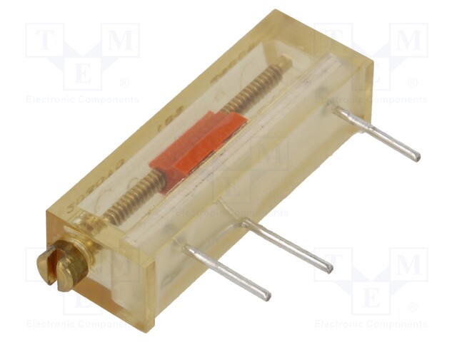 Potentiometer: mounting; multiturn; 500Ω; 750mW; ±10%; linear