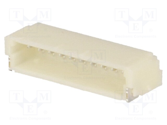 Socket; wire-board; male; 1mm; PIN: 10; SMT; 50V; 1A; tinned; 20mΩ