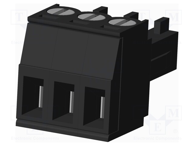 Connector: pluggable terminal block; plug; female; straight; 300V