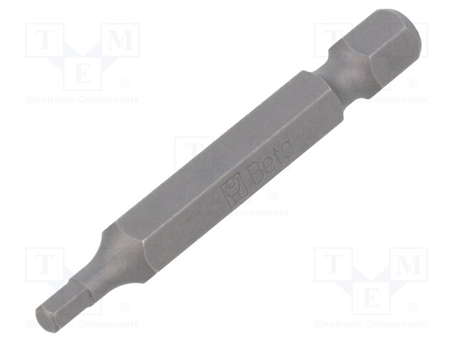 Screwdriver bit; Allen hex key; HEX 3mm; Overall len: 50mm