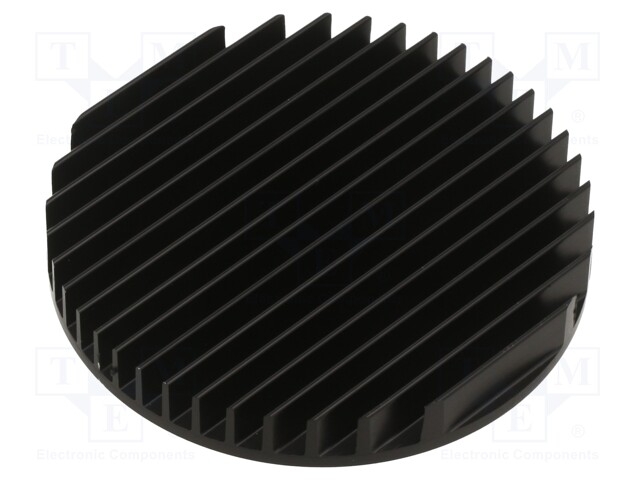 Heatsink: extruded; grilled; black; L: 10mm; 5.2K/W; aluminium