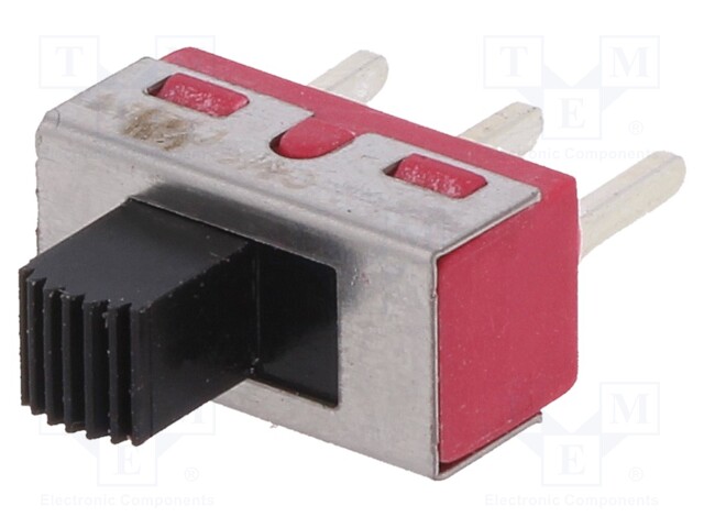 Switch: slide; Pos: 2; SPDT; 3A/250VAC; 6A/28VDC; ON-ON; -30÷65°C