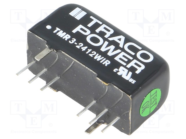 Converter: DC/DC; 3W; Uin: 9÷36V; 12VDC; Iout: 250mA; SIP8; 5.9g