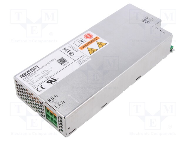 Power supply: switched-mode; 1000W; 24VDC; 50A; 228x96.2x40mm; 1kg