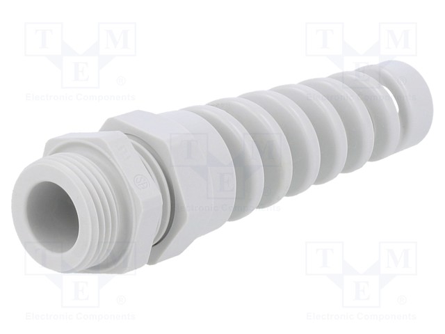 Cable gland; with strain relief; PG11; IP68; Mat: polyamide; grey