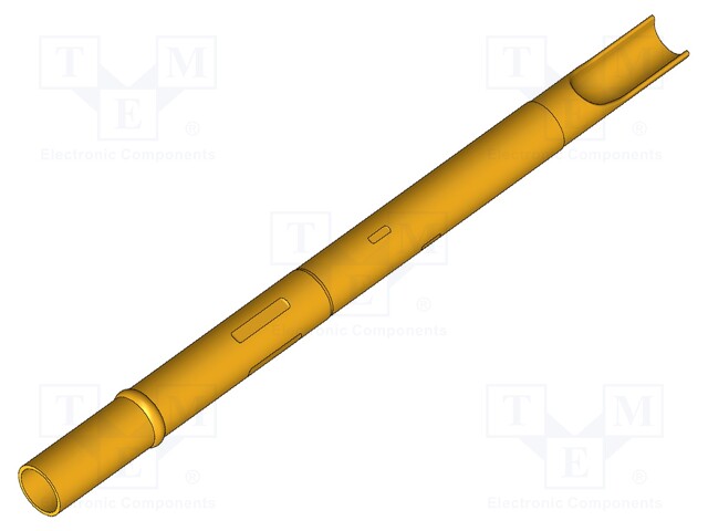 Test probe socket; Contact plating: gold-plated; KS-112; 30mm