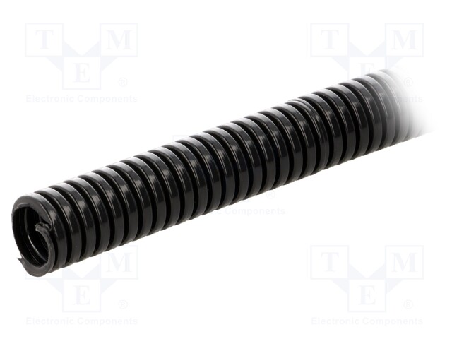 Conduit; ØBraid : 13mm; polyamide; black; Len: 10m; -20÷100°C