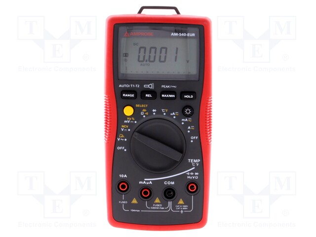 Digital multimeter; LCD (5999),bargraph,with a backlit