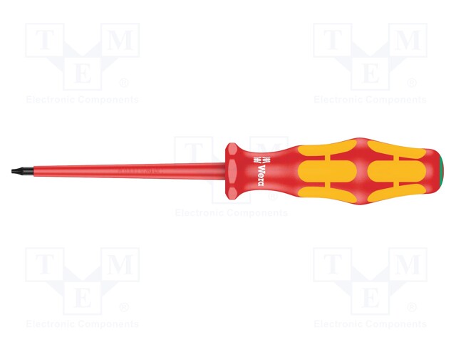 Screwdriver; insulated; Torx®; TX05; Blade length: 80mm; 1kVAC