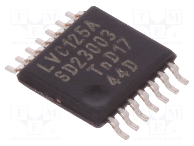 IC: digital; 3-state,buffer,line driver; Channels: 4; SMD; TSSOP14