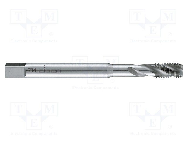 Tap; high speed steel cobalt HSS-Co; M10; 1.5; for blind holes