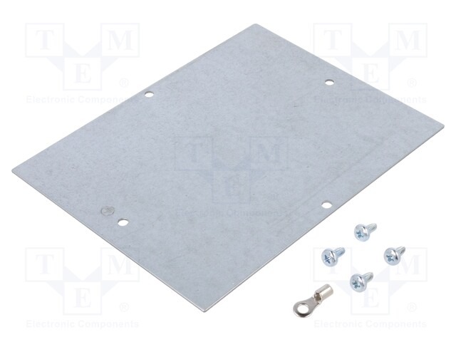 Mounting plate; steel; for enclosures