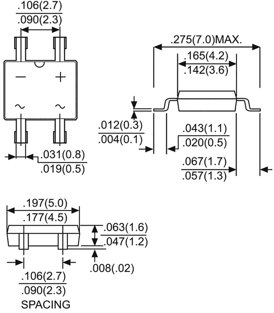 Single-phase bridge rectifier