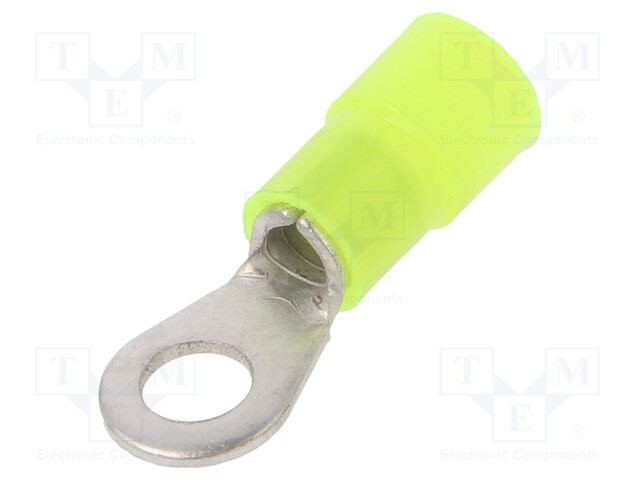 Tip: ring; M5; Ø: 5.2mm; 4÷6mm2; crimped; for cable; insulated; 105°C