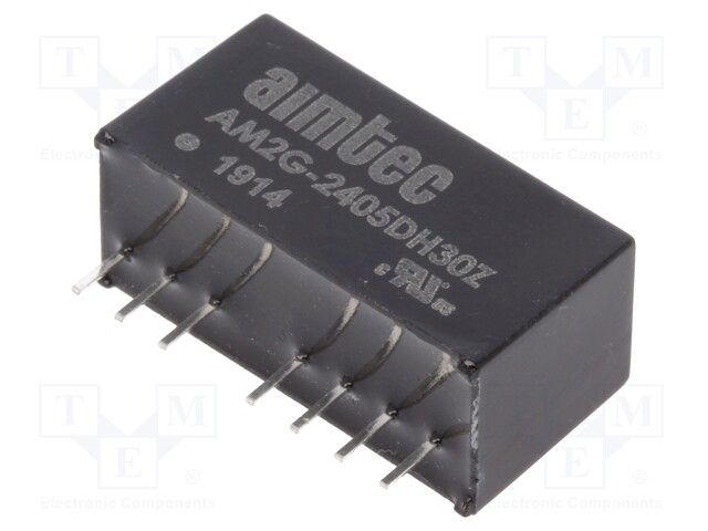 Converter: DC/DC; 2W; Uin: 18÷36V; Uout: 5VDC; Uout2: -5VDC; SIP8