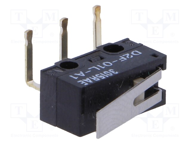 Microswitch SNAP ACTION; with lever; SPDT; 0.1A/30VDC; ON-(ON)
