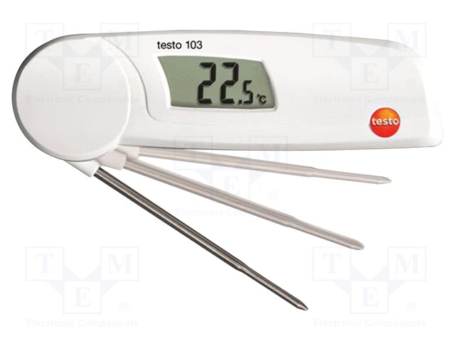 Meter: temperature; LCD; -30÷220°C; Resol: 0.1°C; IP55; 189x35x19mm