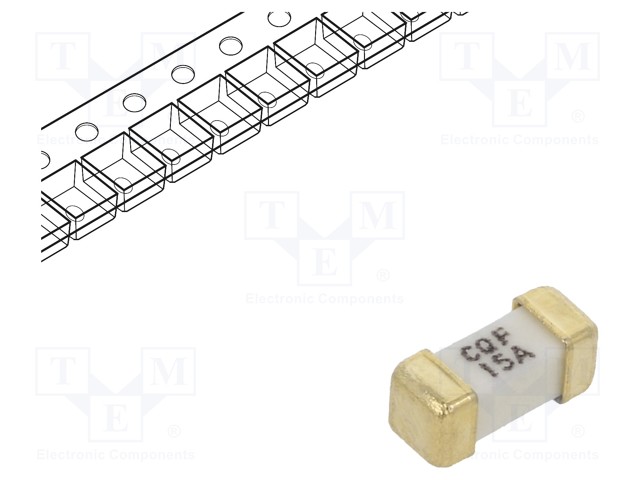 Fuse: fuse; 15A; 65VAC; 65VDC; SMD; ceramic; 6,1x2,6x2,6mm