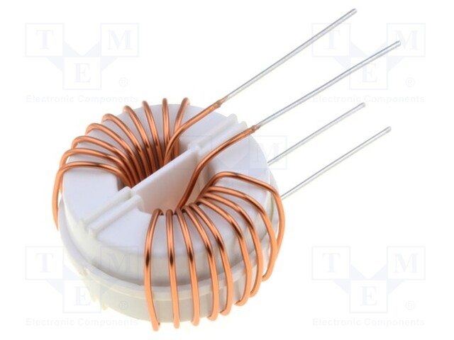 Inductor: wire; THT; L: 1mH; Induct.of indiv.wind: 1mH; 5A; 20mΩ