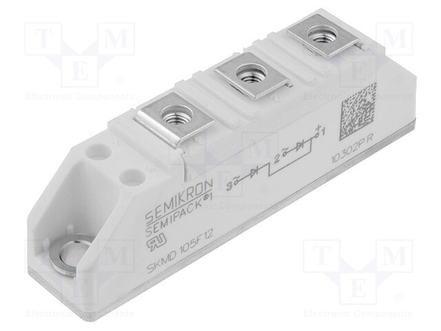 Module: diode; 1.2kV; 105A; screw