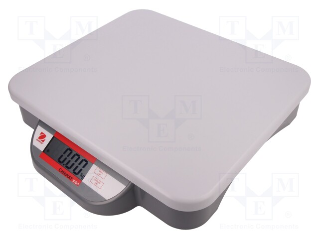 Scales; Scale load capacity max: 20kg; storage; 5÷40°C