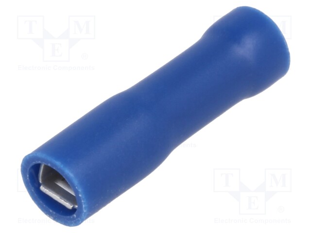 Terminal: flat; 2.8mm; 0.8mm; female; 1.5÷2.5mm2; crimped; blue