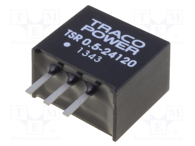 Converter: DC/DC; 1.5W; Uin: 15÷32V; 12VDC; Iout: 500mA; SIP3; 1.95g