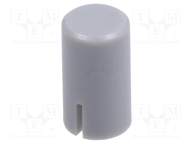 Button; round; grey; Application: PS909L-22; Works with: PS909L-22