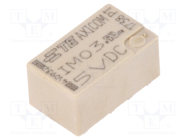 Relay: electromagnetic; DPDT; Ucoil: 5VDC; 0.5A/125VAC; 2A/30VDC