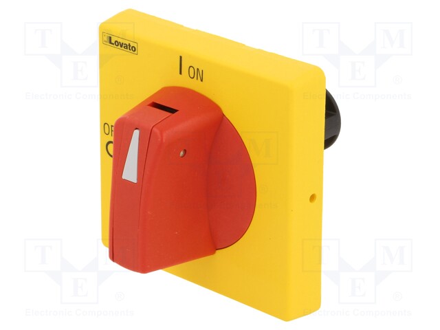 Knob; GA; Colour: red/yellow