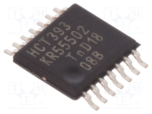 IC: digital; 4bit,binary counter; Channels: 2; Series: HCT; SMD