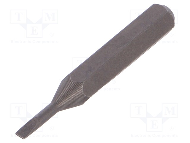 Screwdriver bit; slot; 1,5x0,25mm; Overall len: 28mm