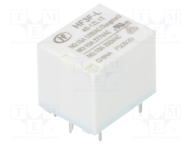 Relay: electromagnetic; SPDT; Ucoil: 48VDC; 10A/277VAC; 10A/30VDC