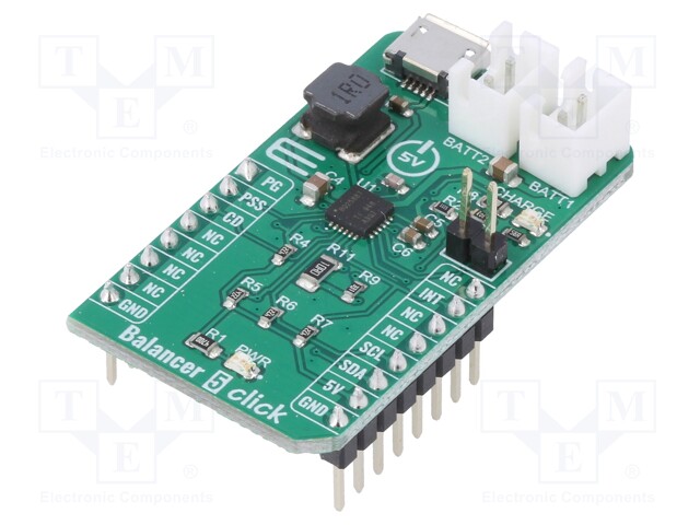 Click board; battery manager; GPIO,I2C; BQ25887; 5VDC