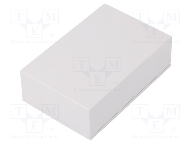 Enclosure: multipurpose; X: 60mm; Y: 90mm; Z: 27mm; ABS; grey