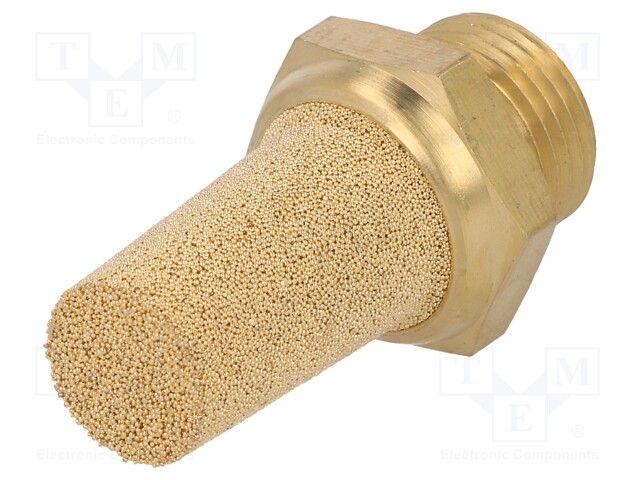 Sound suppression silencer; BSP 3/8"; outside; 10bar; 68÷84dB