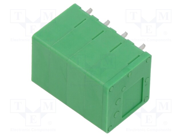 PCB terminal block; Contacts ph: 5mm; ways: 4; angled 90°; on PCBs