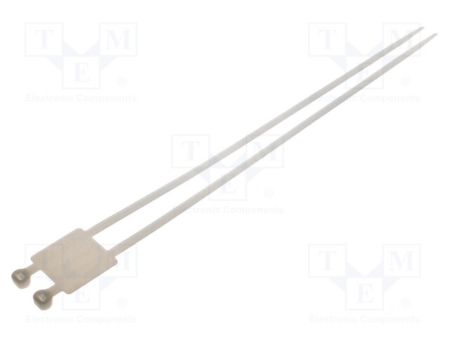 Cable tie; with label; L: 300mm; W: 4.8mm; polyamide; 220N; natural