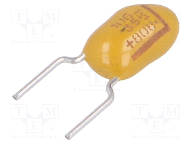 Capacitor: tantalum; 10uF; 35VDC; THT; ±20%; -55÷125°C; Series: T356