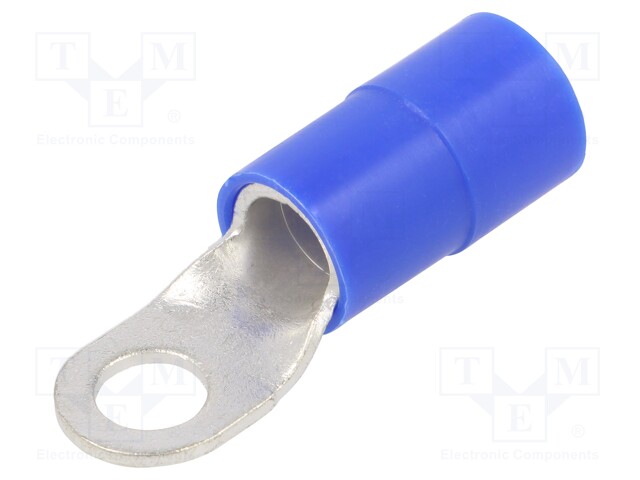 Tip: ring; M10; Ø: 11mm; 50mm2; crimped; for cable; insulated; tinned