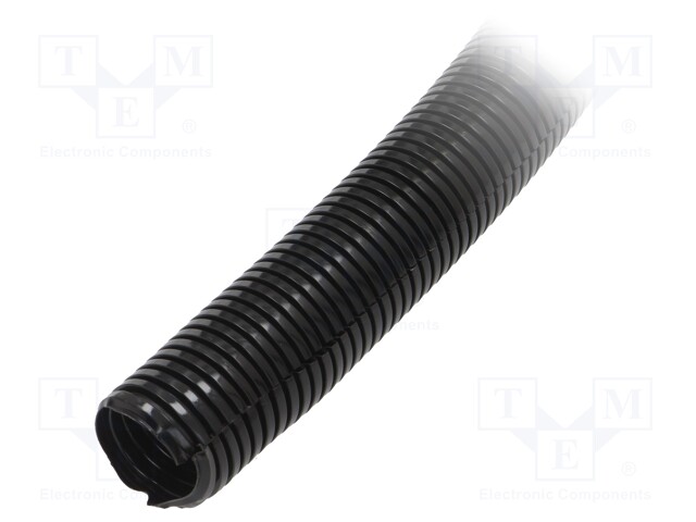 Conduit; ØBraid : 28.5mm; polyamide; black; Len: 25m; -40÷120°C